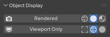 Object Display Panel