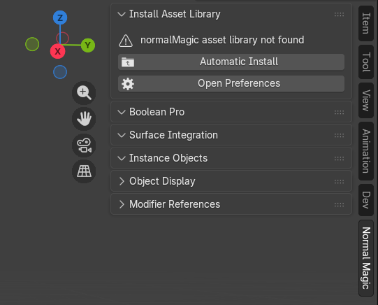 addon panel